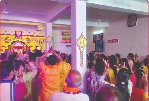 भजन संध्या और भंडारे के साथ श्री बाल हनुमान मंडल में धूमधाम से मना हनुमान जन्मोत्सव